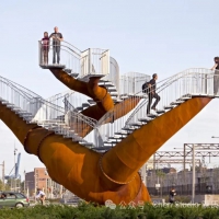 树突城市雕塑，加拿大