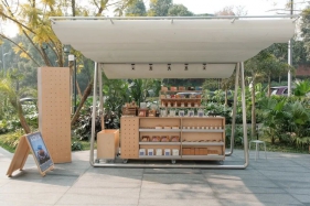 河流与卵石 - 桌桌计划2.0公共家具及摊位设计 / 行波工作室