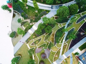 创意种植池，也是一种视觉享受