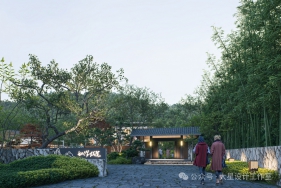宋式山水民宿景观｜藏于山林间的东方留白之境