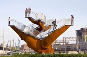 树突城市雕塑，加拿大