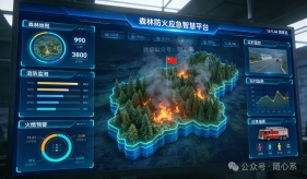 【大屏】森林防火应急智慧平台