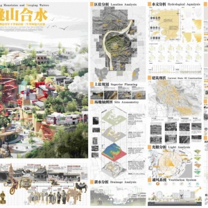 金奖作品 | 缝山合水——触媒理论引导下李家山村三生空间复兴计划 ...