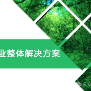 智慧林业整体解决方案(27页PPT)